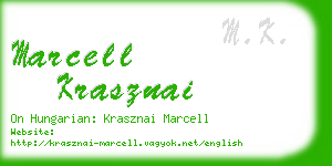 marcell krasznai business card